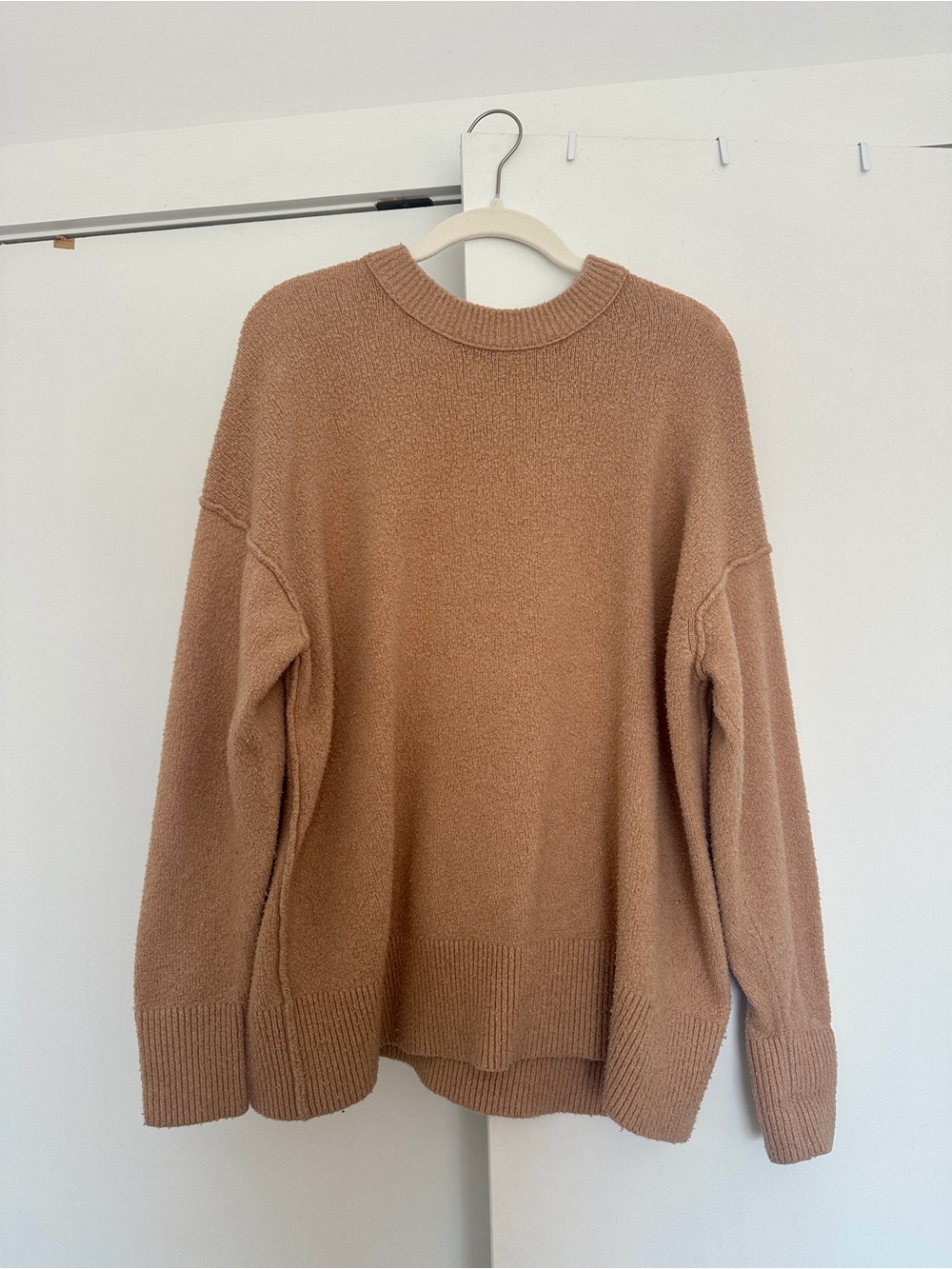 aerie Crewneck Sweater - Camel Brown